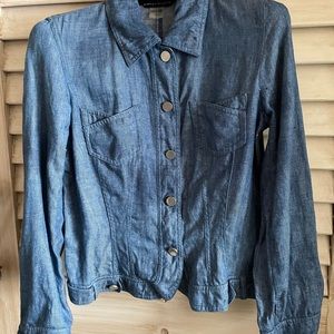 Bianca NyGard Blue Linen Jacket size 6